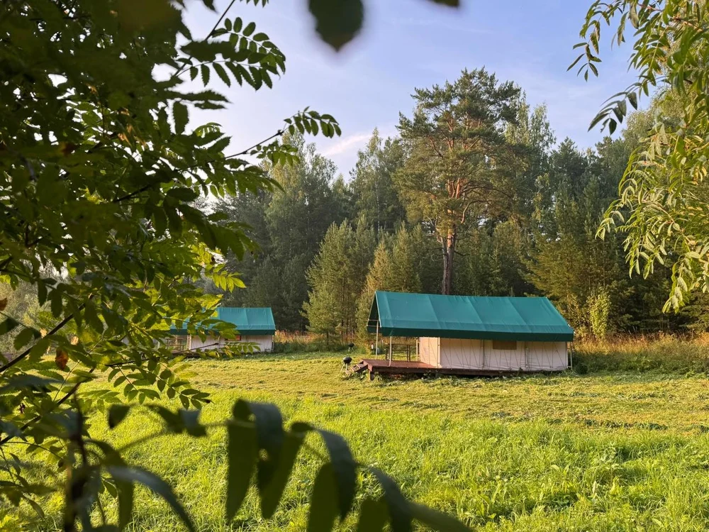 Сафари тенты для размещения в летний период.